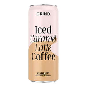 Grind Coffee Roasters - Iced Caramel Latte Coffee, 250ml | Pack of 8