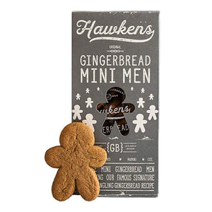Hawkens Gingerbread - Gingerbread Mini Men, 125g | Pack of 10