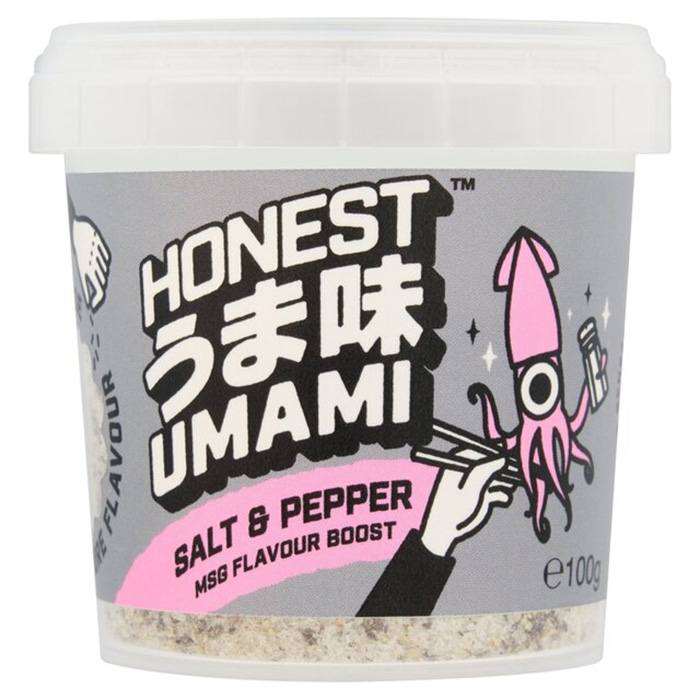 Honest Umami - Salt & Pepper MSG Flavour Boost, 100g  Pack of 12
