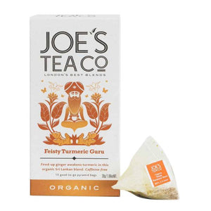 Joe's Tea Co. - Organic Feisty Turmeric Guru, 15 Bags- Pack of 6