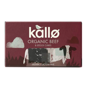 Kallo - Beef Stock Cubes Organic, 66g | Multiple Pack Sizes