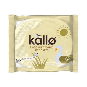 Kallo - Yoghurt Topped Rice Cakes portion pack, 33g