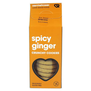 Kent & Fraser - Spicy Ginger Crunchy Cookies, 125g | Pack of 6