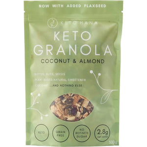 Keto Hana - Coconut & Almond Butter Keto Granola, 300g