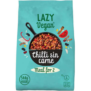 Lazy Vegan - Chilli sin Carne Meal for 2, 800g