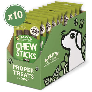Lily's Kitchen - BTO Lamb Dog Chew Stick, 120g | Pack of 10