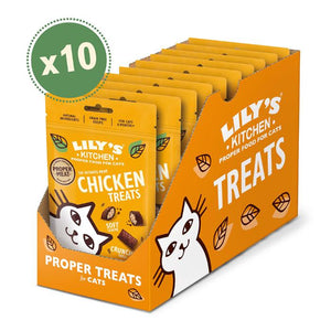 Lily's Kitchen - Cat Pillow Treats, 60g | Pack of 10 | Multiple Flavours