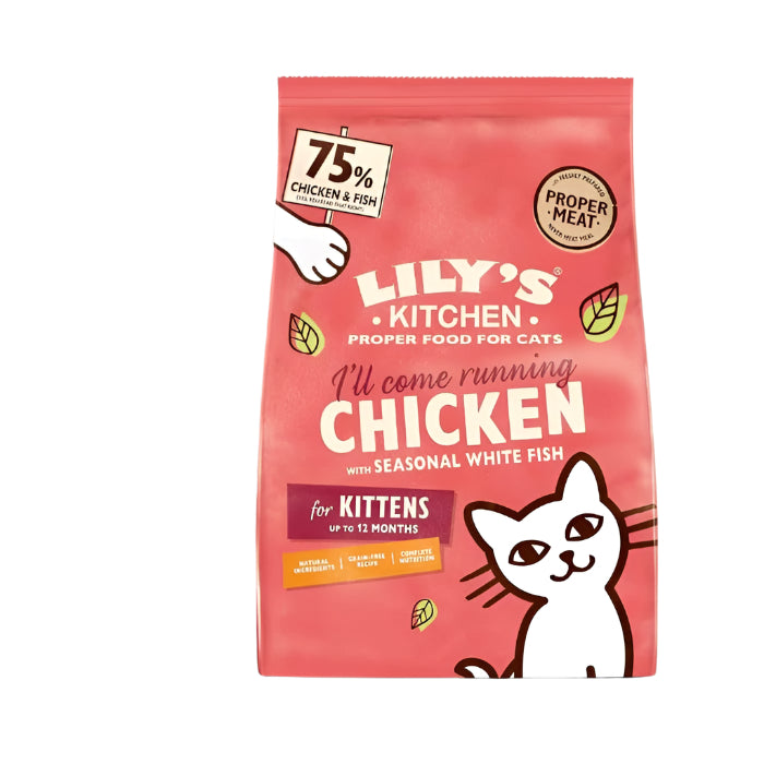 Lily's Kitchen - Dry CAT Food Chicken, 800g  Pack of 4