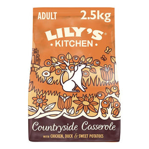 Lily's Kitchen - Dry Dog Food, 2.5kg | Pack of 4 | Multiple Flavours