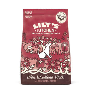 Lily's Kitchen - Woodland Walk Dry For Dogs - Duck Salmon and Venison, 1kg