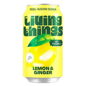 Living Things - Lemon & Ginger Soda | Multiple Options