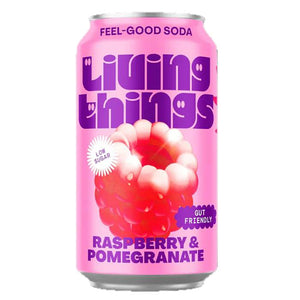 Living Things - Raspberry & Pomegranate Soda | Multiple Options