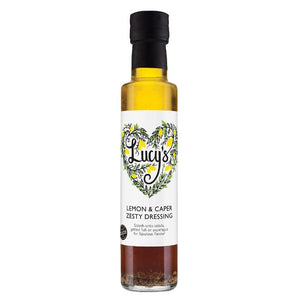 Lucy's Dressings - Lemon and Caper Zesty Dressing, 250ml | Pack of 6