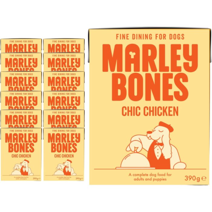 Marleybones - Chicken Pantry Fresh® Dog Food Meat & Superfoods, 390g  Pack of 12