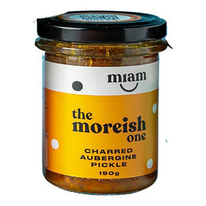 Miam Jars - The Moreish One Charred Aubergine Pickle, 190g | Pack of 6