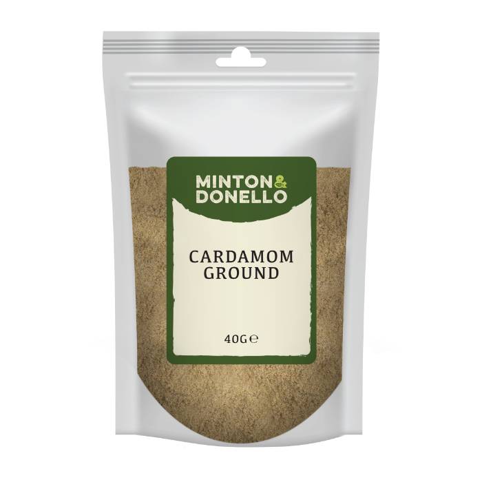 Minton & Donello - Cardamom Ground, 40g  Pack of 10