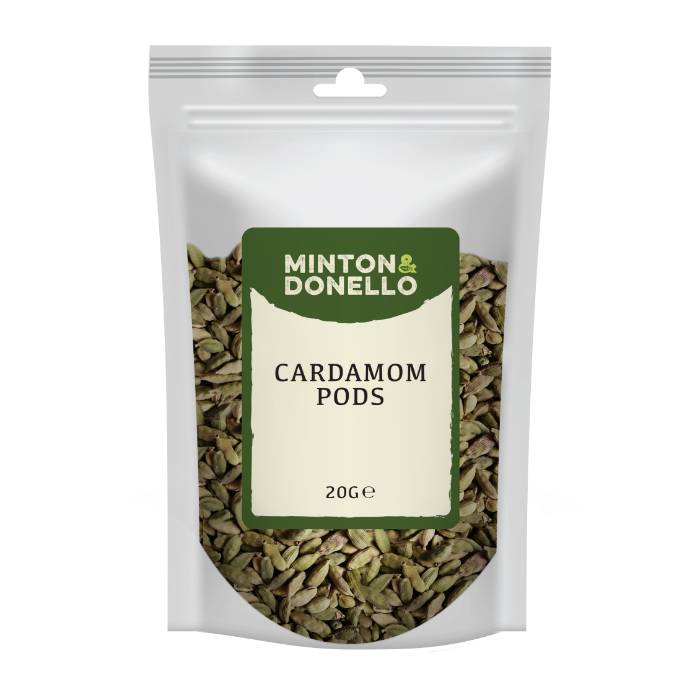 Minton & Donello - Cardamom Pods, 20g  Pack of 10