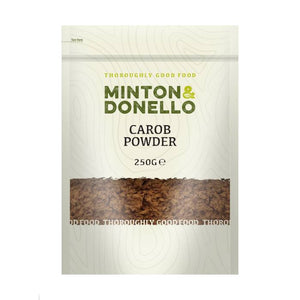 Minton & Donello - Carob Powder, 250g | Pack of 6