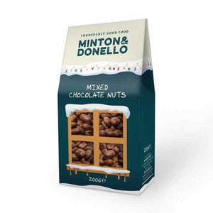 Minton & Donello - Chocolate Covered Nut Mix, 200g | Pack of 10