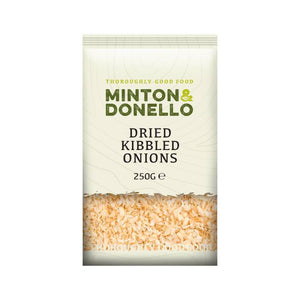 Minton & Donello - Dried Kibbled Onions, 250g | Pack of 6