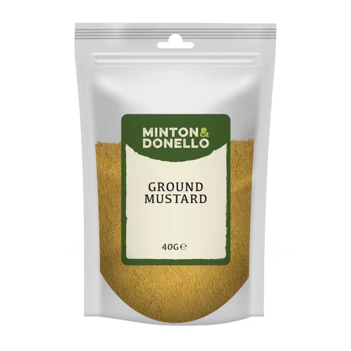 Minton & Donello - Ground Mustard, 40g  Pack of 10