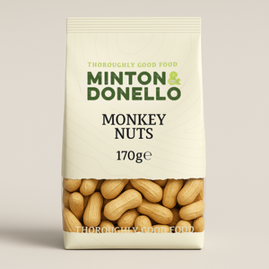 Minton & Donello - Monkey Nuts, 170g | Pack of 6