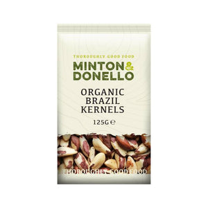 Minton & Donello - Organic Brazil Kernels, 125g | Pack of 6