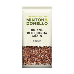 Minton & Donello - Organic Red Quinoa Grain, 500g | Pack of 6