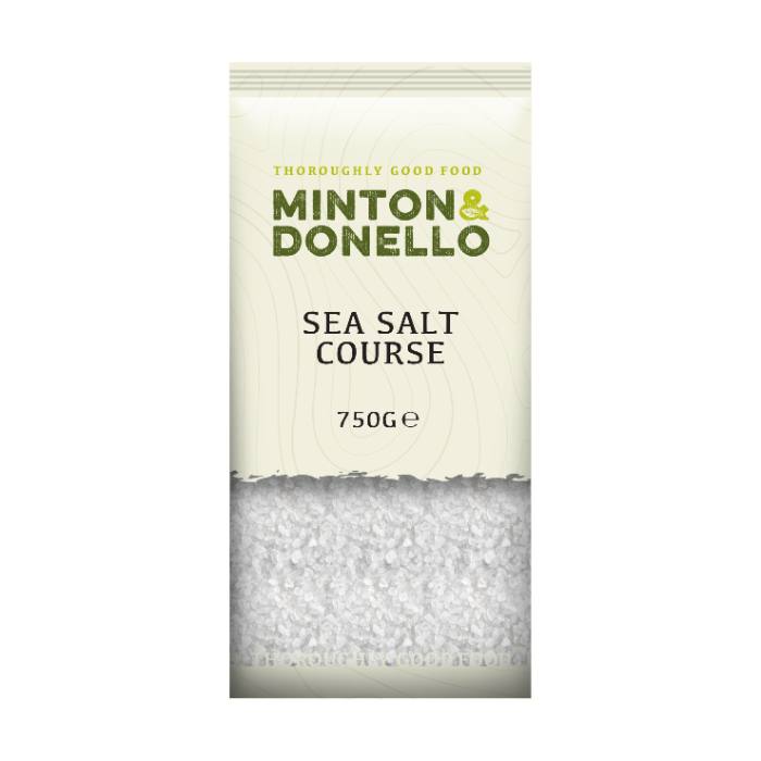 Minton & Donello - Sea Salt Coarse, 750g  Pack of 6