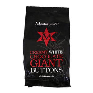 Montezuma's - Organic White Chocolate Buttons | Pack of 8 | Multiple Sizes