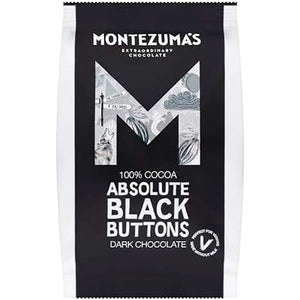 Montezumas - Absolute Black Buttons, 120g | Pack of 8