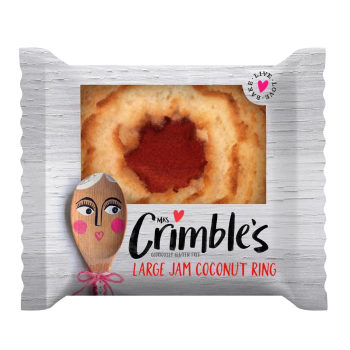 Mrs Crimbles - Individual Jam Coconut Ring, 40g