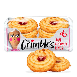 Mrs Crimbles - Large Jam Coconut Rings, 240g