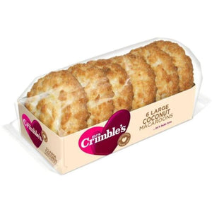 Mrs Crimbles - Mrs Crimbles Plain Coconut Macaroon (6), 180g | Multiple Pack Sizes