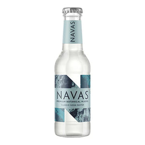 Navas Drinks - Classic Soda Water, 200ml | Pack of 24