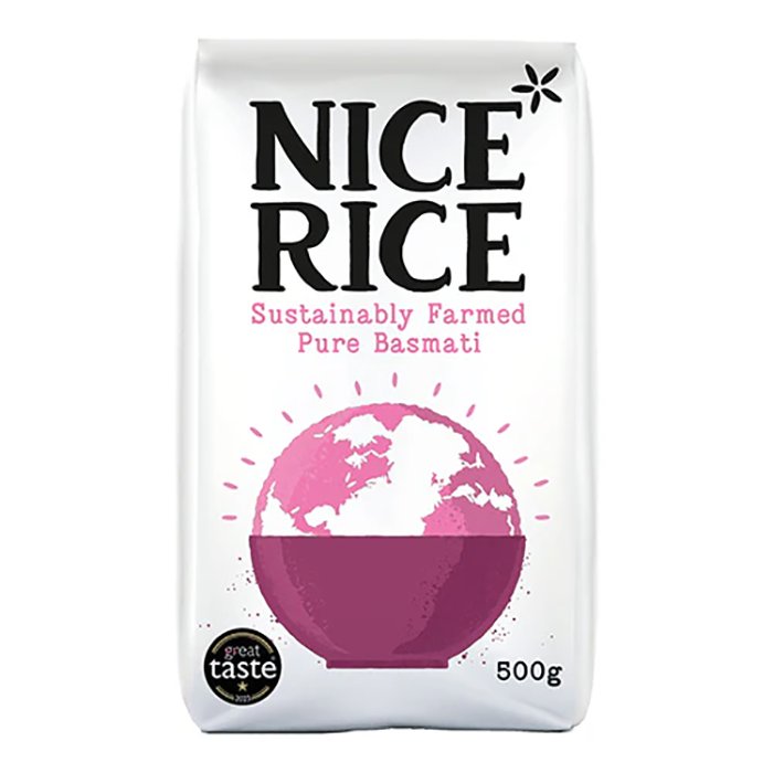 Nice Rice - Pure Basmati, 500g  Pack of 12