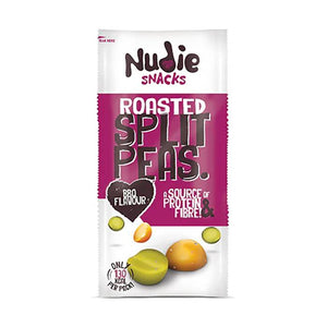 Nudie - Snacks Roasted Split Peas With Bbq Flavour, 30g - Pack of 24