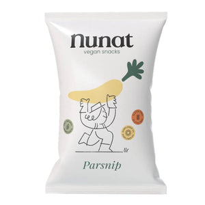 Nunat - Parsnip Vegan Snack, 80g | Pack of 21
