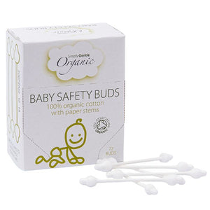 Organic Safety Buds - Simply Gentle, 72 Pieces