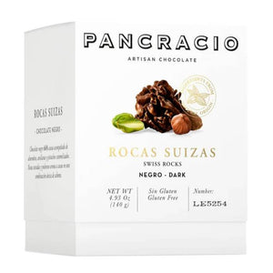 Pancracio Chocolate - Swiss Nuts Clusters Gift Boxes Chocolate, 140g | Pack of 8 | Mulitple Types of Chocolate