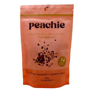 Peachie - Almond Cranberry & Crunchy Seeds Menopause Topping, 200g | Pack of 12