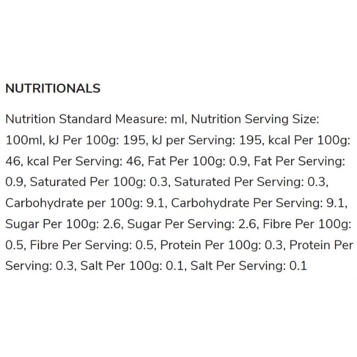 Plenish - Organic Oat Barista, 1L  Pack of 6 - back