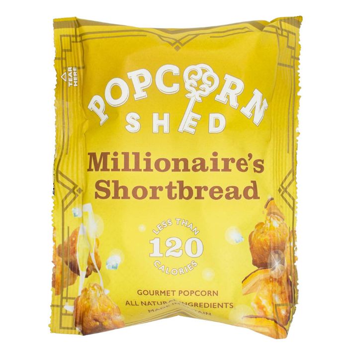 Popcorn Shed - Millionaire Shortbread, 24g - Pack of 16