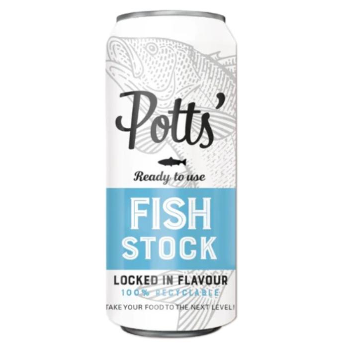 Potts - Fish Stock 100% Recyclable Can, 500ml, - Pack of 1