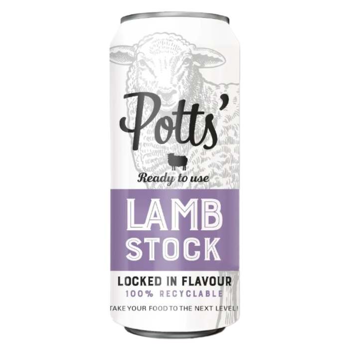 Potts - Lamb Stock 100% Recyclable Can, 500ml  Pack of 8