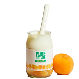 Pure Nature - Organic Full Fat Yoghurt, 150g | Pack of 8 | Multiple Fruits