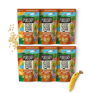 PureOaty - Maple and Banana Oat Granola, 325g | Pack of 6