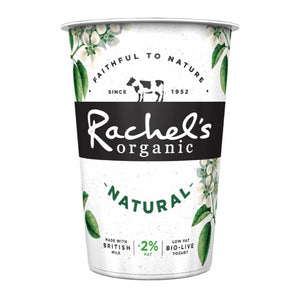 Rachels - Organic Low Fat Natural Set Yoghurt, 450g | Pack of 6