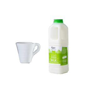 Riverford - Dairy Organic Semi Skimmed Milk, 1L