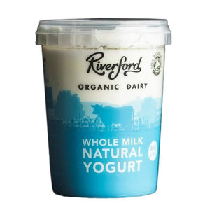 Riverford Organics - Natural Yoghurt Whole Milk, 475g